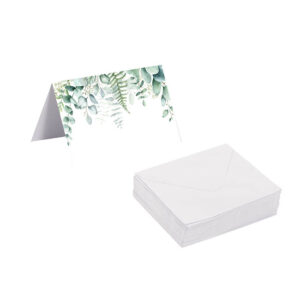 floral card with envelope