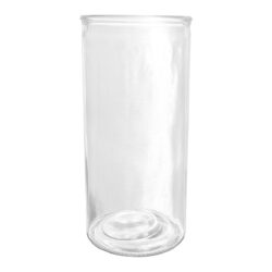 Small Aristo Cylinder Glass Vase- 10cmD x 20cmH