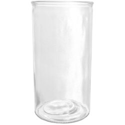 Large Aristo Cylinder Glass Vase - 13cmD x 24cmH