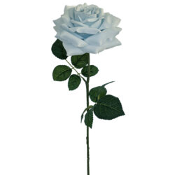 Florence Artificial Rose - 56cm / Lt Blue
