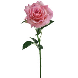 Emma Real Touch Artificial Rose - 70cmL / Pink
