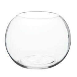 New Small Fish Bowl Vase - 13cmH