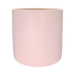 Verona Cylinder Ceramic Vase - 13.5cmD x 13.5cmH / Baby Pink