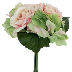 Rose Hydrangea Bouquet / Pink