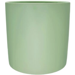 XL Verona Cylinder Ceramic Vase 21cmD x 21cmH / Soft Sage