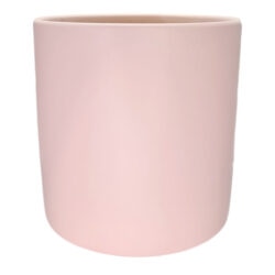 Verona Cylinder Ceramic Vase - 18.5cmH/Baby Pink