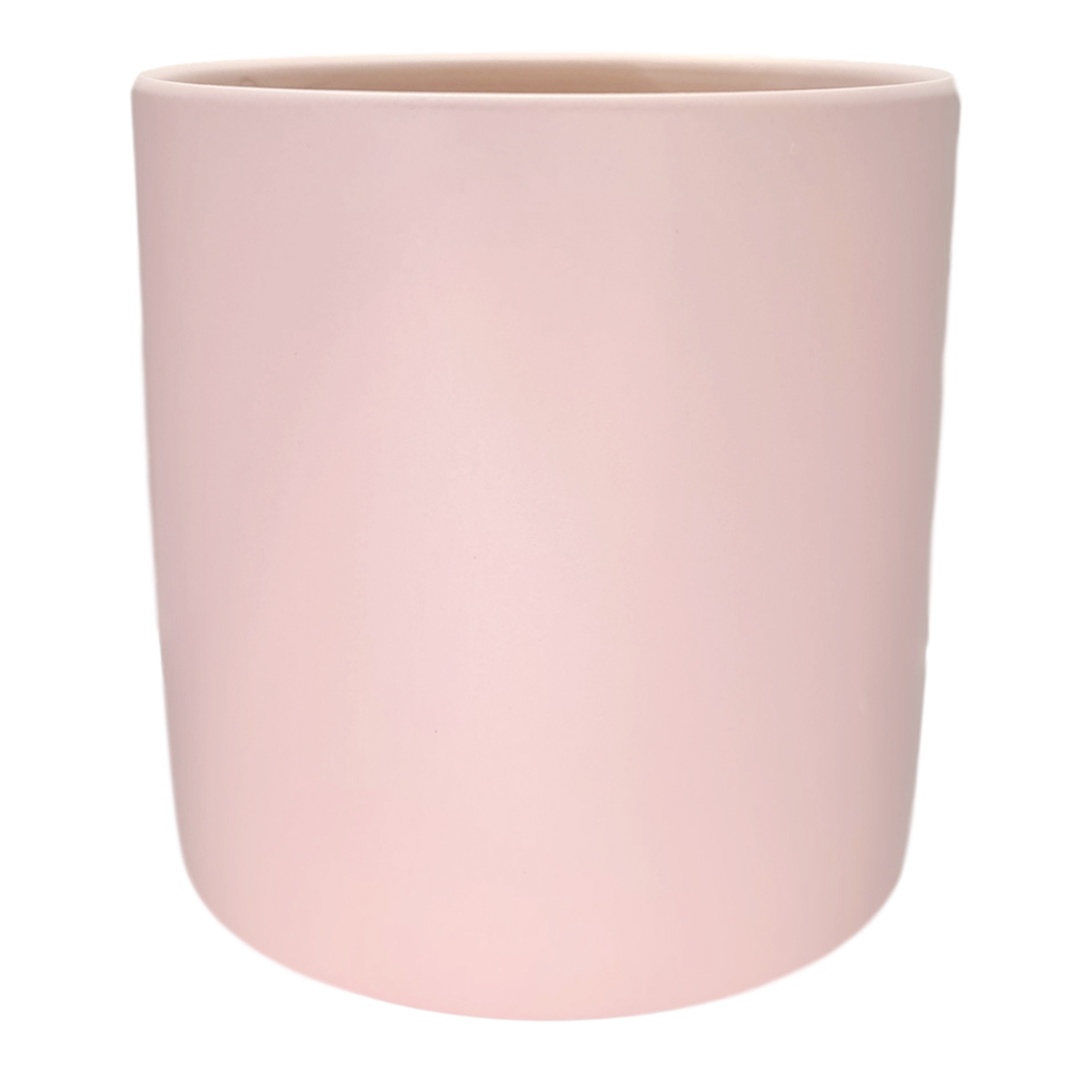 Verona Cylinder Ceramic Vase - 18.5cmH/Baby Pink