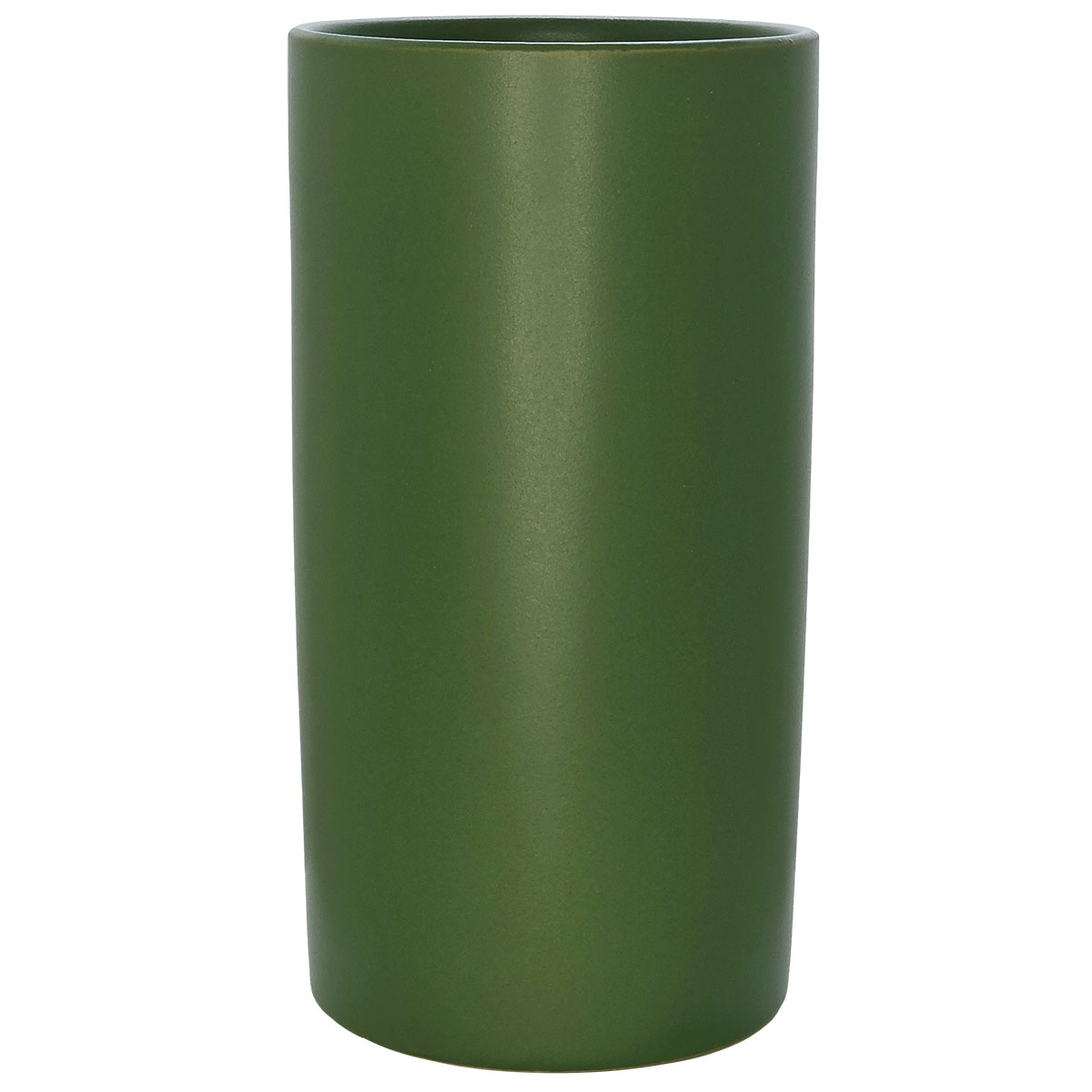 Verona Small Cylinder Ceramic Vase 10.5cmD x 20cmH /Fern