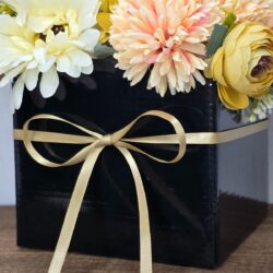Double Face Satin Ribbon 6mm x 25m / Antique Gold
