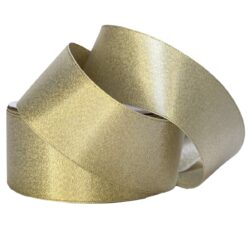 Shimmer Satin Ribbon 38mm x 25m/Champagne