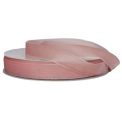 Velvet Ribbon - 25mmx25mtr / Light Pink