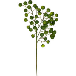 Green Nut Berry Spray - 48cmL