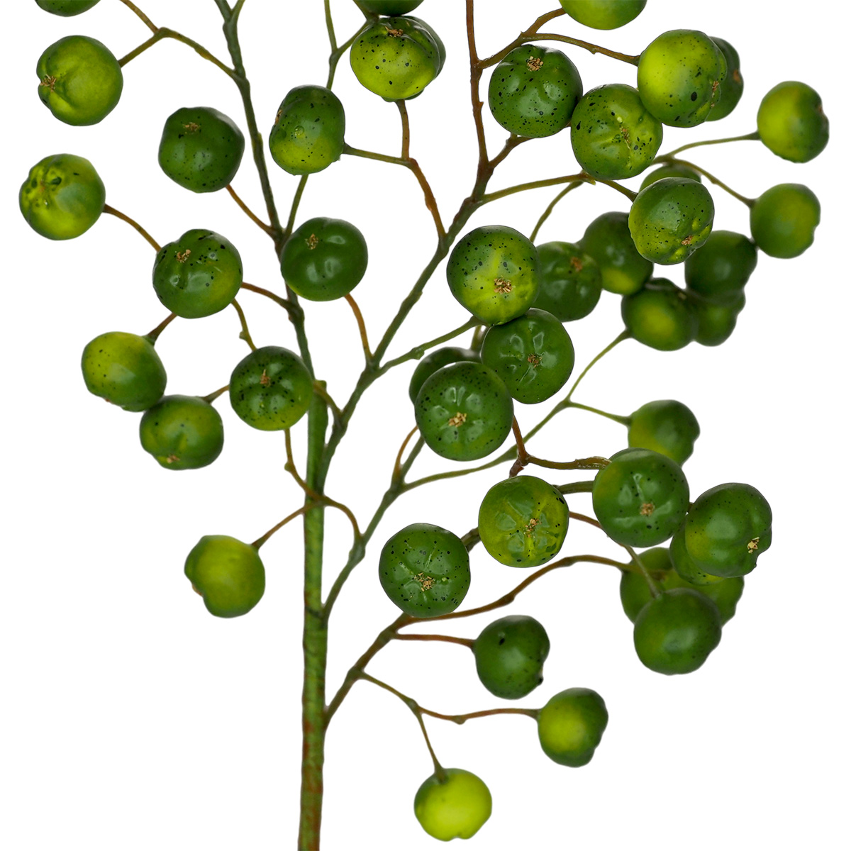Green Nut Berry Spray - 48cmL - Image 2