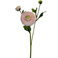 Real Touch Isla Ranunculus Spray - 48cm / Lt Pink