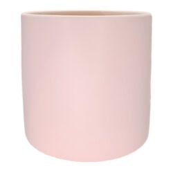 Lg Verona Cylinder Vase - 15.5cmD x 15.5cmH / Baby Pink