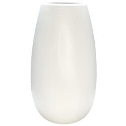 Lg Palermo Vase - 35cmH / White