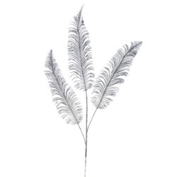 Metallic Leaf Spray - 80cmL / Silver