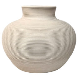 Toscana Ceramic Vase / Ivory