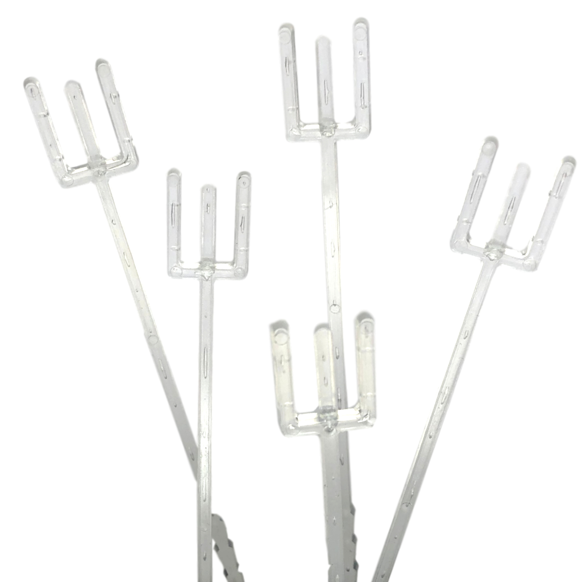 Plastic Card Forks (Pk100pcs) - 31cmL