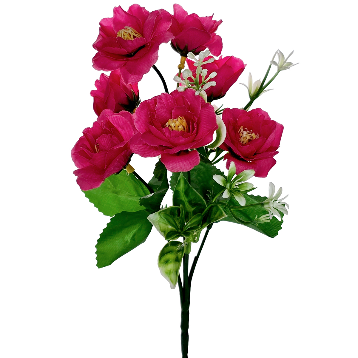 Carla Flower Bush - 28cm / Dark Pink