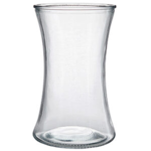 Medium Arc Curved Glass Vase 20cm by Floral Craft