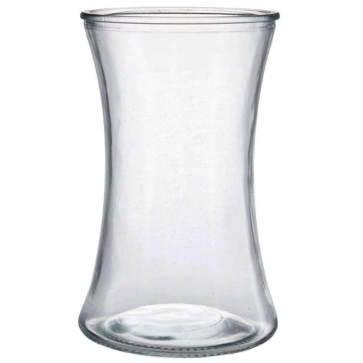 Medium Arc Curved Glass Vase 20cm by Floral Craft