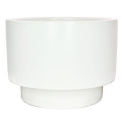 Aurora Ceramic Pot - 10cmH / White