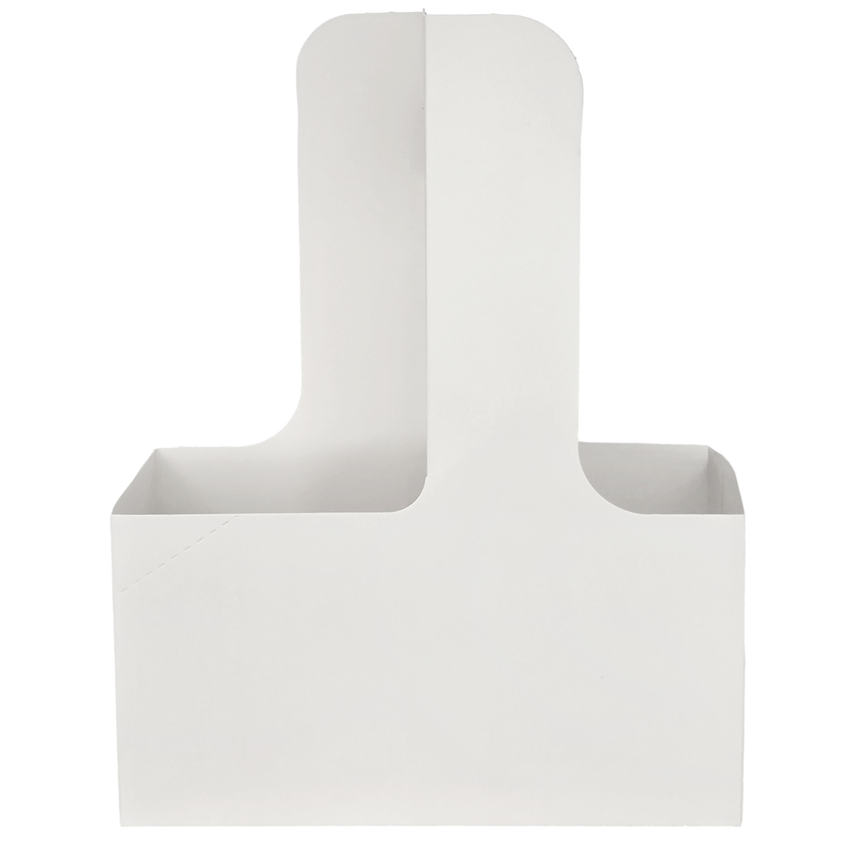 Dual Flower & Gift Bag (pk10)/ White