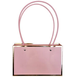 Laminated Flower Bag - 22 x 10 x 13.5cmH (pk10) / Lt Pink