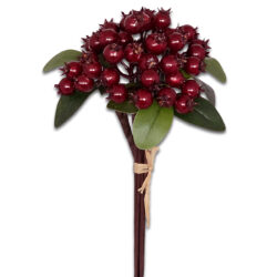 Christmas Berry Bundle 21cm dark red by Floral Craft