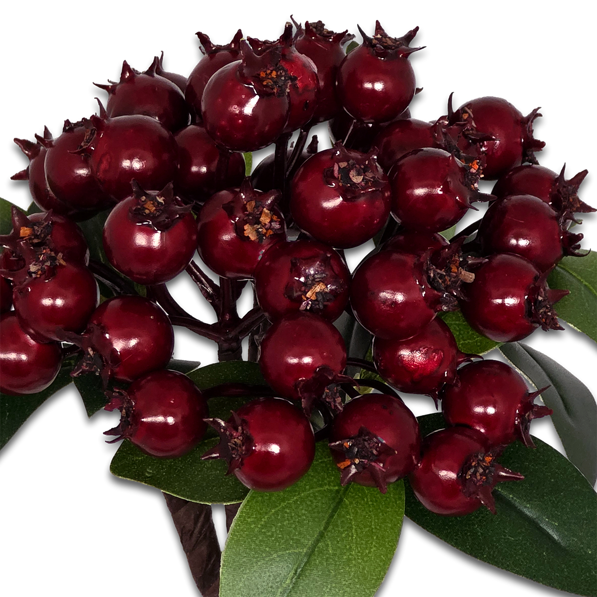 Christmas Berry Bundle - 21cmL / Dark Red - Image 2
