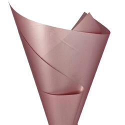 Metallic Premium Matte Poly Wrap - 65mic 50cmx70cm x 100 sheets / Rose Gold