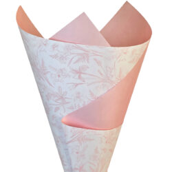 Floral Field Premium Matte Poly - 50 x 70cm x 100sheets / Lt Pink