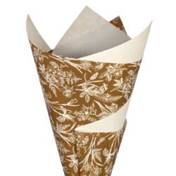 Floral Field Premium Matte Poly - 50 x 70cm x 100sheets / Mocha