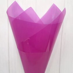 Jelly Translucent Poly - 37mic - 50cm x 70cm x 100sheets / Cerise