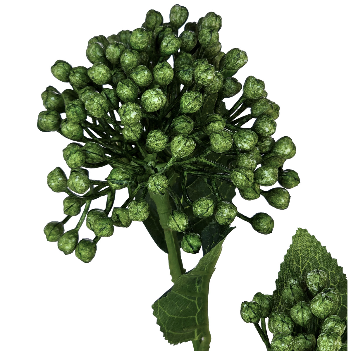 Hydrangea Bud Spray - 54cm / Green - Image 2