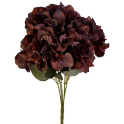 Hydrangea Bush 48cm brown by Floral Craft