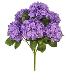Ayah Hydrangea Bush 30cm purple by Floral Craft