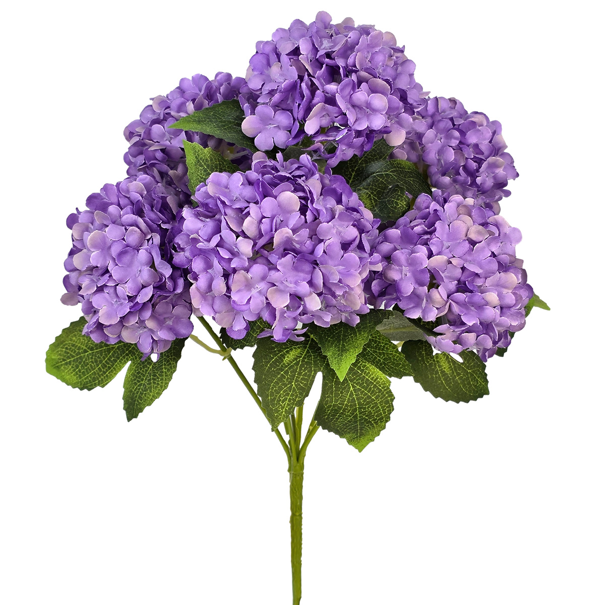 Ayah Hydrangea Bush 30cm purple by Floral Craft